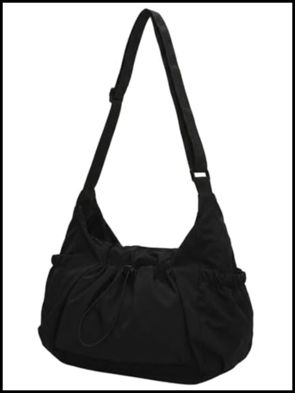 Waterproof Nylon Crossbody Hobo Bag Lightweight Multi-Pocket